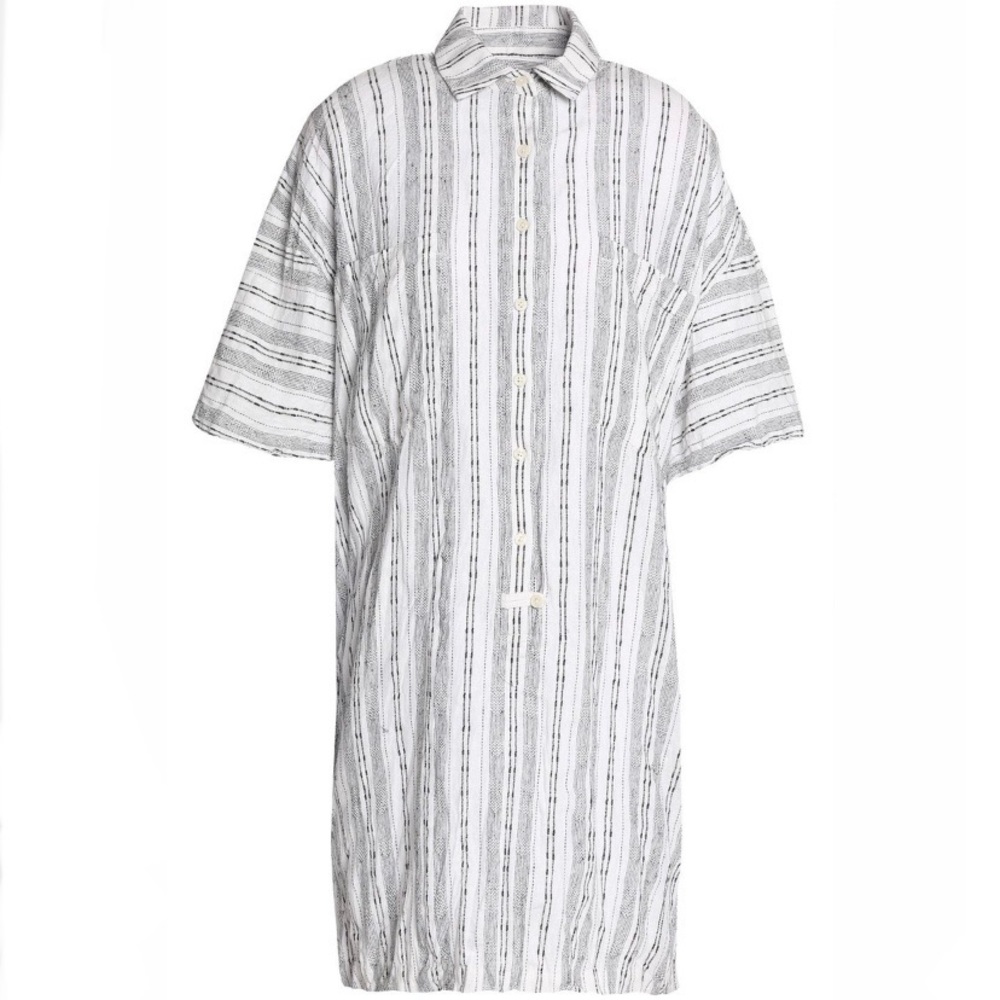Derek Lam Linen Shirt Dress - Picture 3 of 4